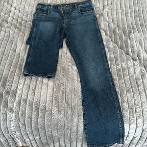 Wrangler 35x36 1947 Dark Wash Slim Boot Cut